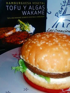 Foto principal de Hamburguesa vegetal de tofu y algas wakame