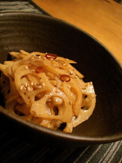 A picture of Lotus Root Kinpira Stir-fry A Delicious Staple Side Dish.