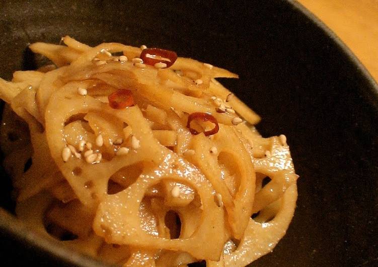 Simple Way to Make Super Quick Homemade Lotus Root Kinpira Stir-fry A Delicious Staple Side Dish