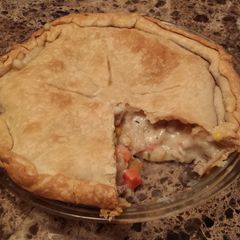 A picture of Debs chicken pot pie.
