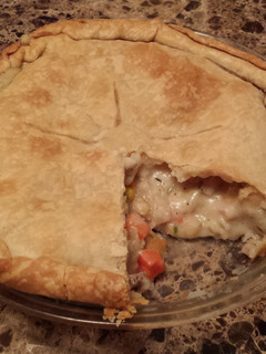 A picture of Debs chicken pot pie.
