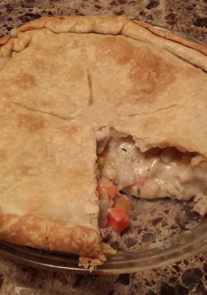 A picture of Debs chicken pot pie.