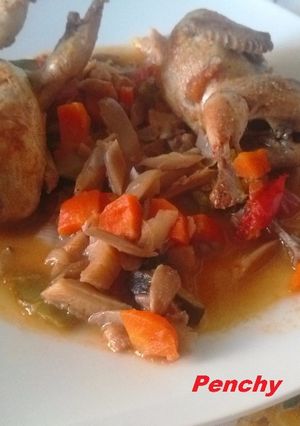 Foto principal de Codornices con verduras al limón