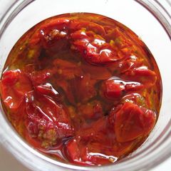 A picture of Easy in the Microwave Semi-Dried Tomatoes.