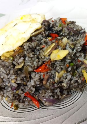 Foto resep Nasi Goreng Hitam Tinta Cumi