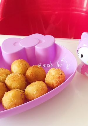 Foto resep Pom Pom Cheesy Potato (MPASI 1y+)