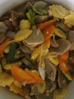 Foto resep Tumis jagung putren, bakso, n wortel