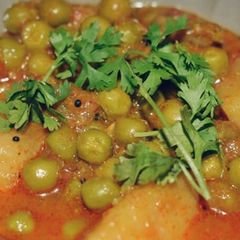 A picture of Aloo matar #CookpadApp.