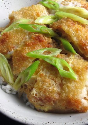 A picture of Fish Katsu Don.