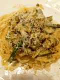 Carbonara with Wild Asparagus
