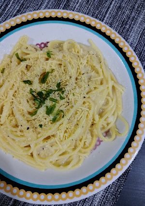 Foto de Macarrão ao molho bechamel sem glúten e sem leite