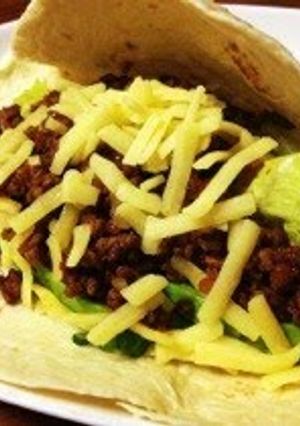 A picture of Taco Meat for Taco Rice or Tacos.