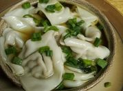 A picture of wonton soup