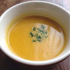 A picture of Kabocha Squash Potage Soup with Soy Milk.