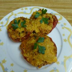 A picture of Easy Stuffed Baked Tomatoes.