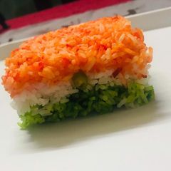 A picture of SWEET TRICOLOUR RICE!🇮🇳.