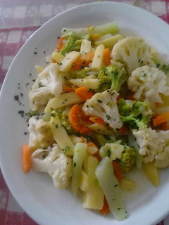 Una foto de Vegetales salteados
