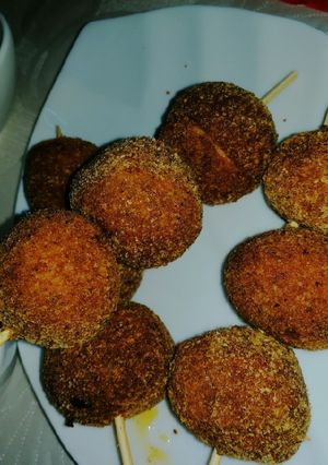 صورة لوصفة كفتة الدجاج بالجبنة