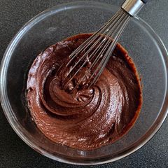 A picture of Chocolate Buttercream Frosting.