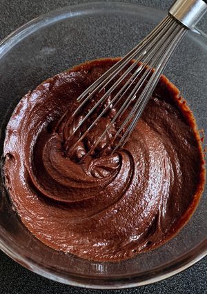 A picture of Chocolate Buttercream Frosting.