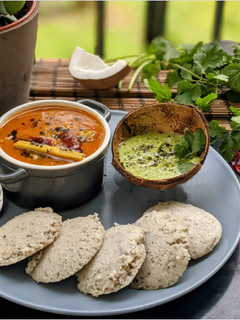 A picture of Healthy Idli sambar.