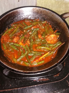 Foto resep Sambal goreng udang buncis.