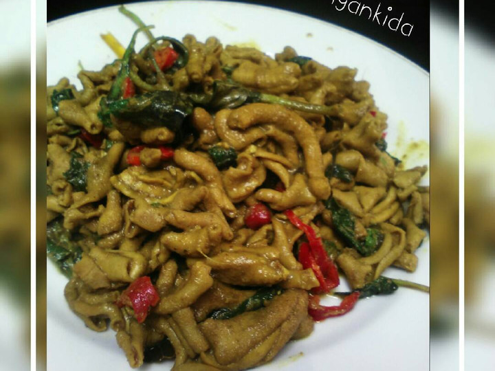 Cara Gampang Menyiapkan Osenk usus ayam pedas Anti Gagal