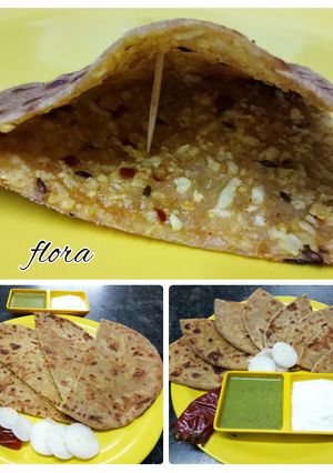 A picture of Gobi paratha.