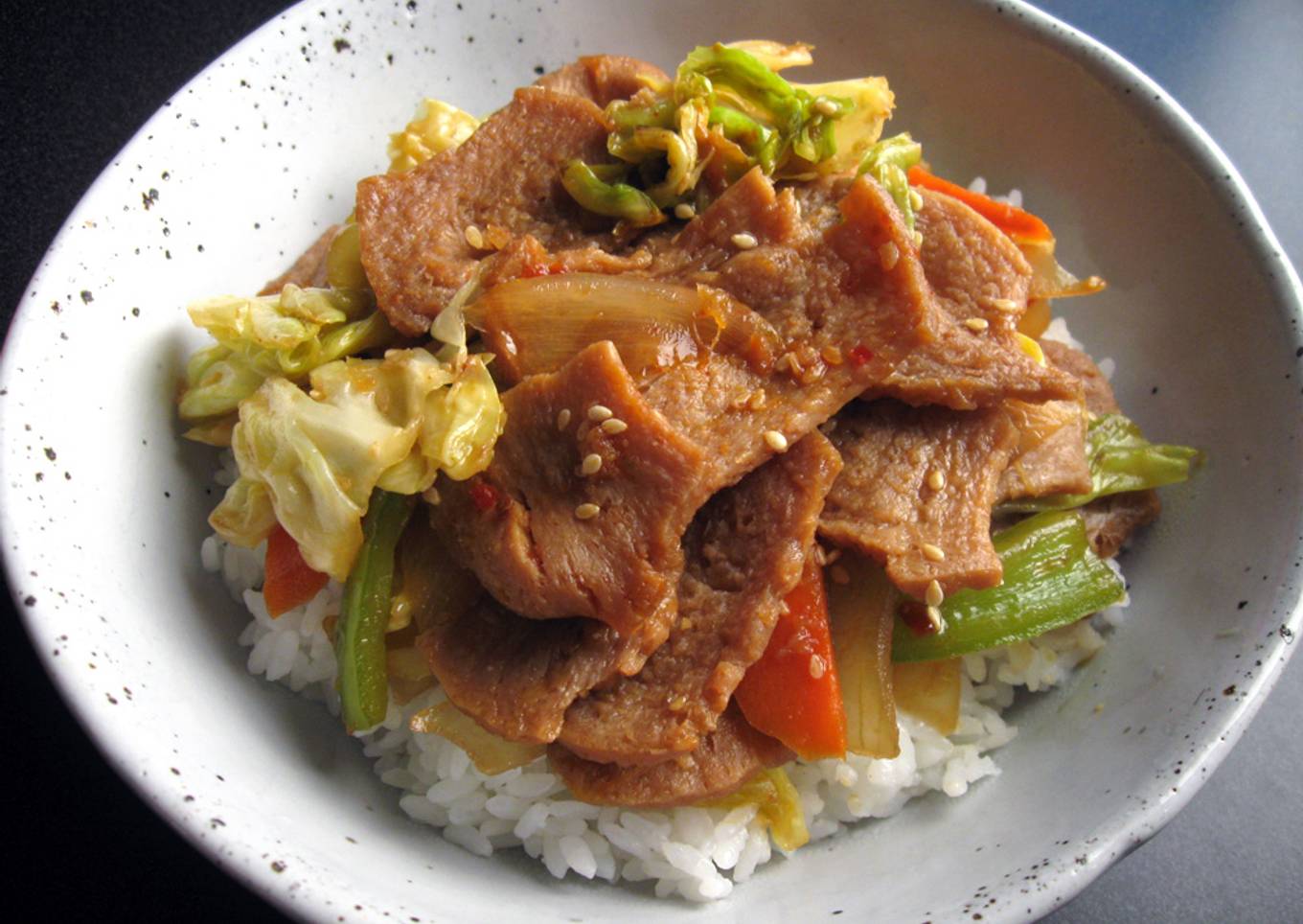 Vegan Yakiniku Don