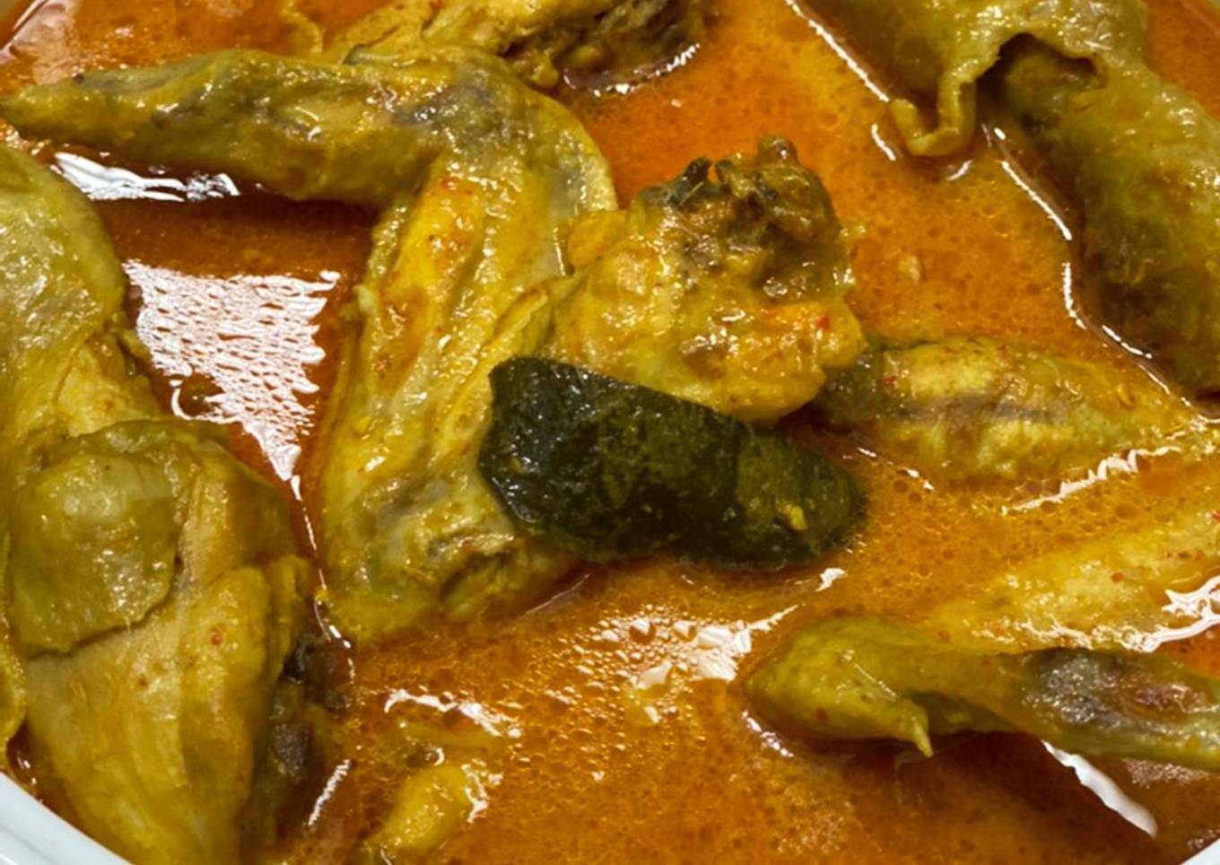 Ayam Kari bumbu seadanya