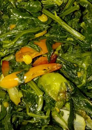 Foto resep Tumis Daun Kenikir