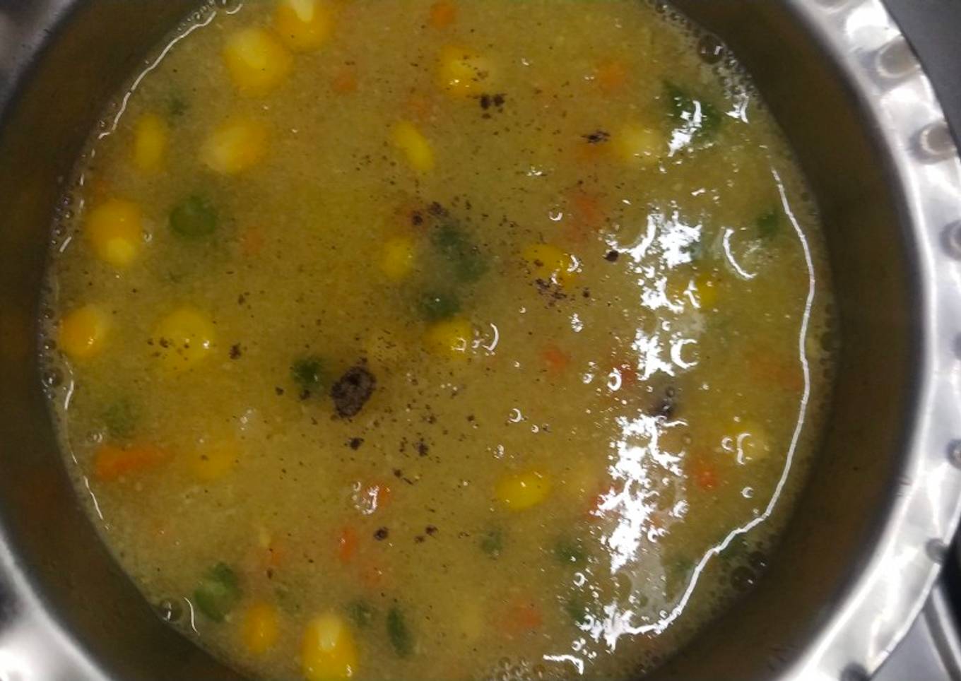 Sweet corn soup
