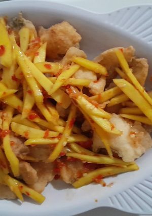 Foto resep Gurame filet sambal mangga