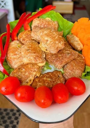 Hình của món Thịt có tiêu chay tẩm bột chiên giòn.