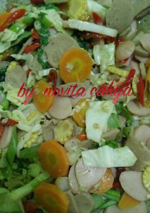 Foto resep Capcay kuah pedas