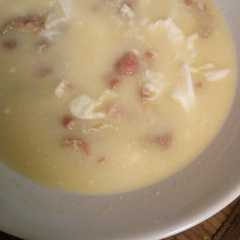 Una foto de Sopa de ajo
