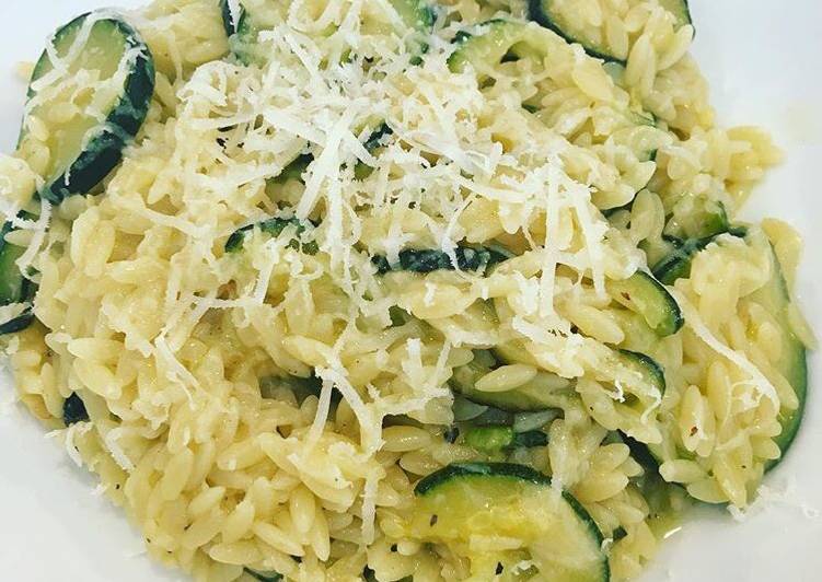 Easiest Way to Make Award-winning Zucchini Orzotto