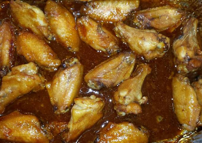 Steps to Prepare Homemade Caramelized Chicken Wings