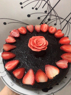 عکسی از دستور کیک توت فرنگی خوشمزه🍓 با پودر کیک آماده