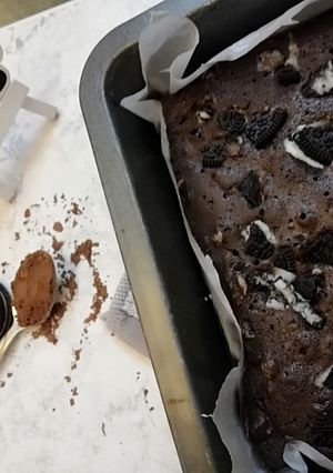 A picture of Oreo brownies.