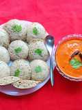 Bajra Atta And Semolina Idly With Delicious Chutney
