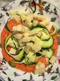 Spaghettata fredda di zucchine e fontina