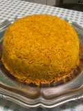 Dôme de riz à la tomate, gingembre, ail et curcuma