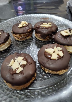Una foto de Alfajores helados súper rápidos y deliciosos!!!!😋