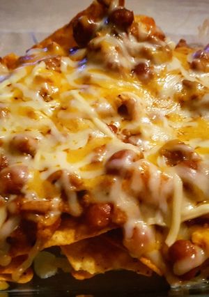 Una foto de Nachos con chile