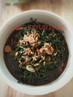 Foto resep Tumis sayur pakis