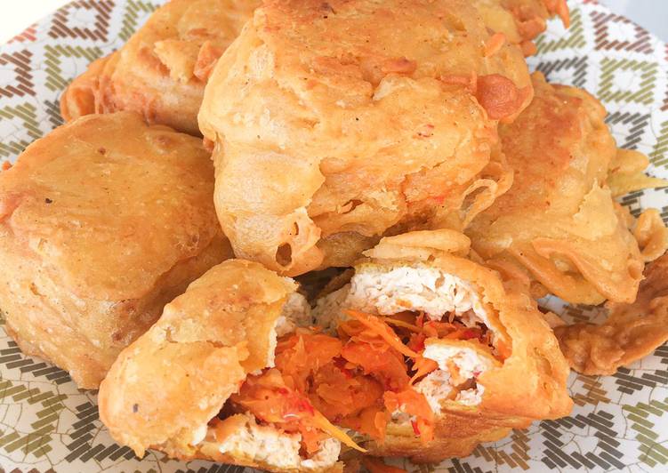 Gehu (Gorengan Tahu) Pedas Kriuk