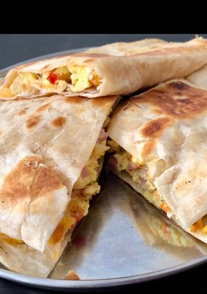 Quesadilla-Mexikói melegszendvics recept fotója