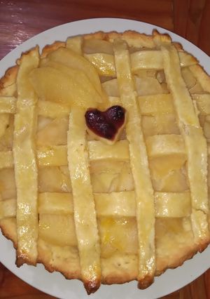 Una foto de Kuchen de manzana😍