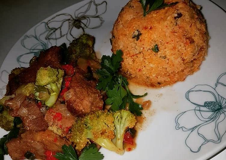 Recipe of Ultimate Fried cauliflower couscous